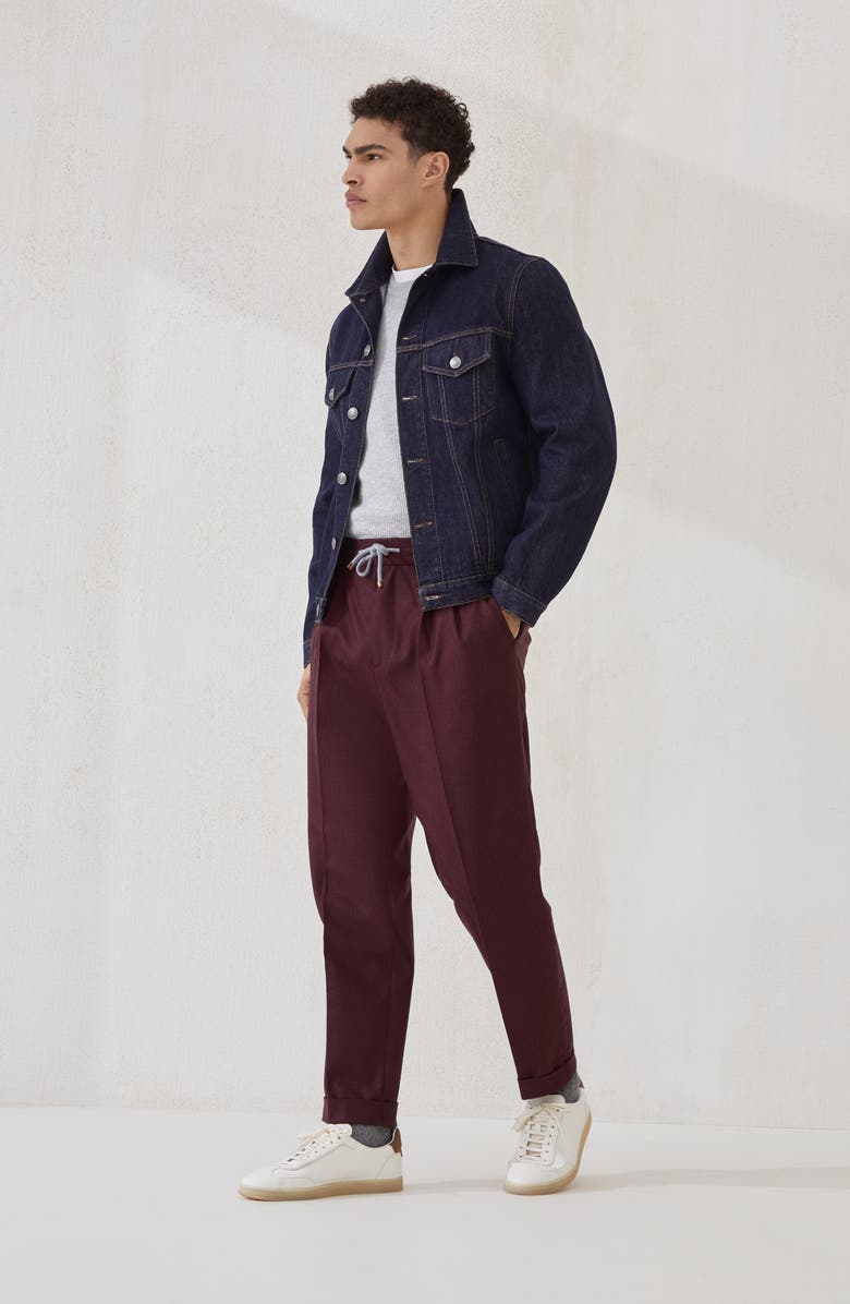 Brunello Cucinelli English Rib knit sweater, Alternate, color, Pebble