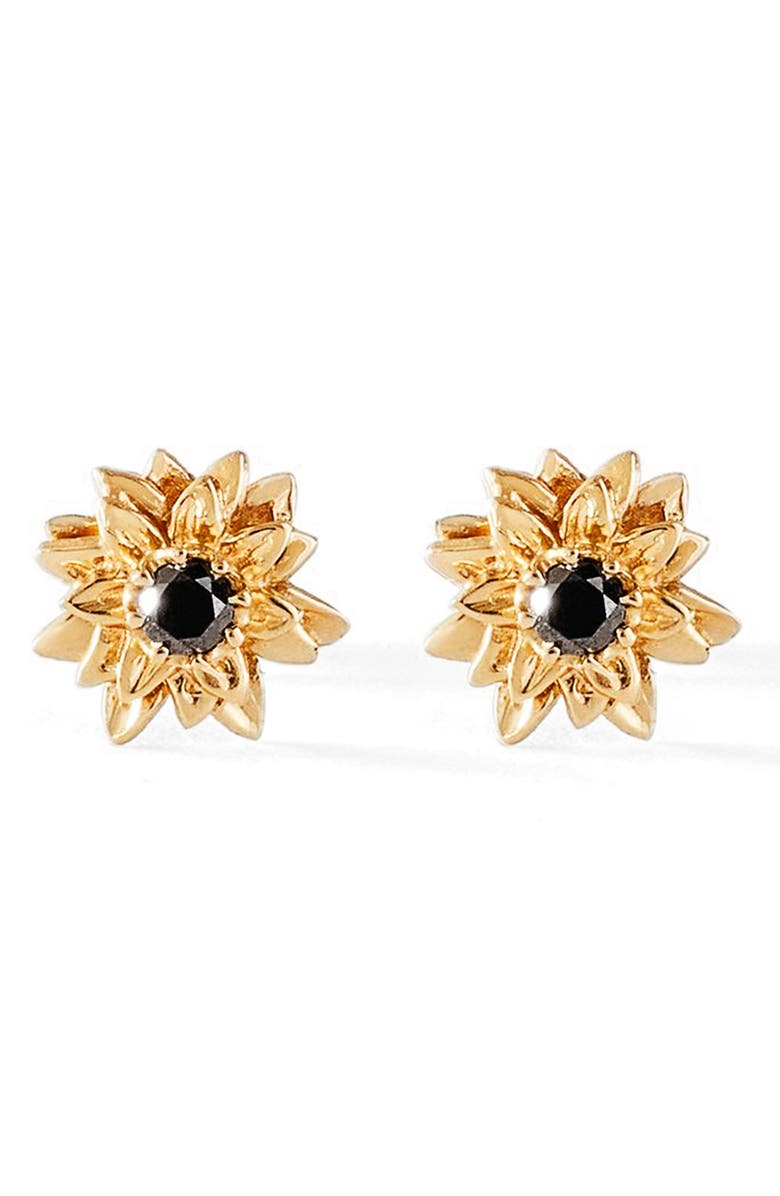 Bernard James Sunflower Diamond Stud Earrings, Main, color, 