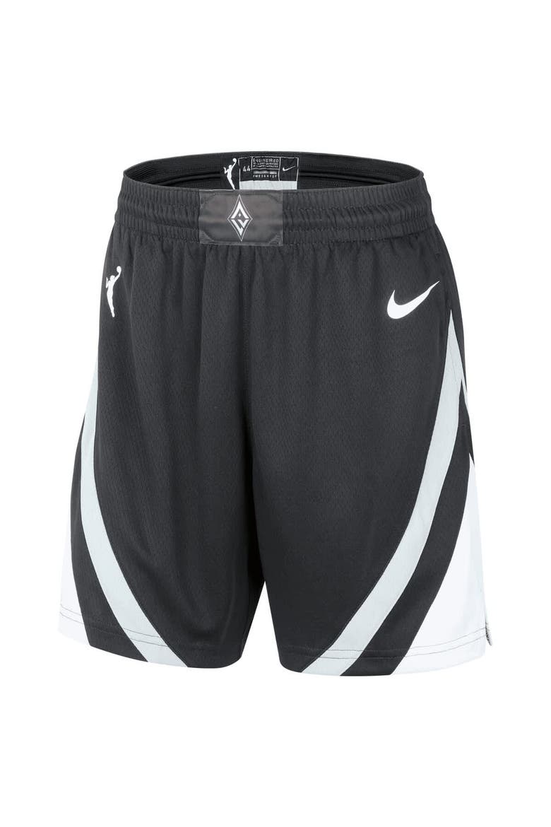 Women's Nike Black Las Vegas Aces On-Court Victory Performance Shorts, Alternate, color, Black