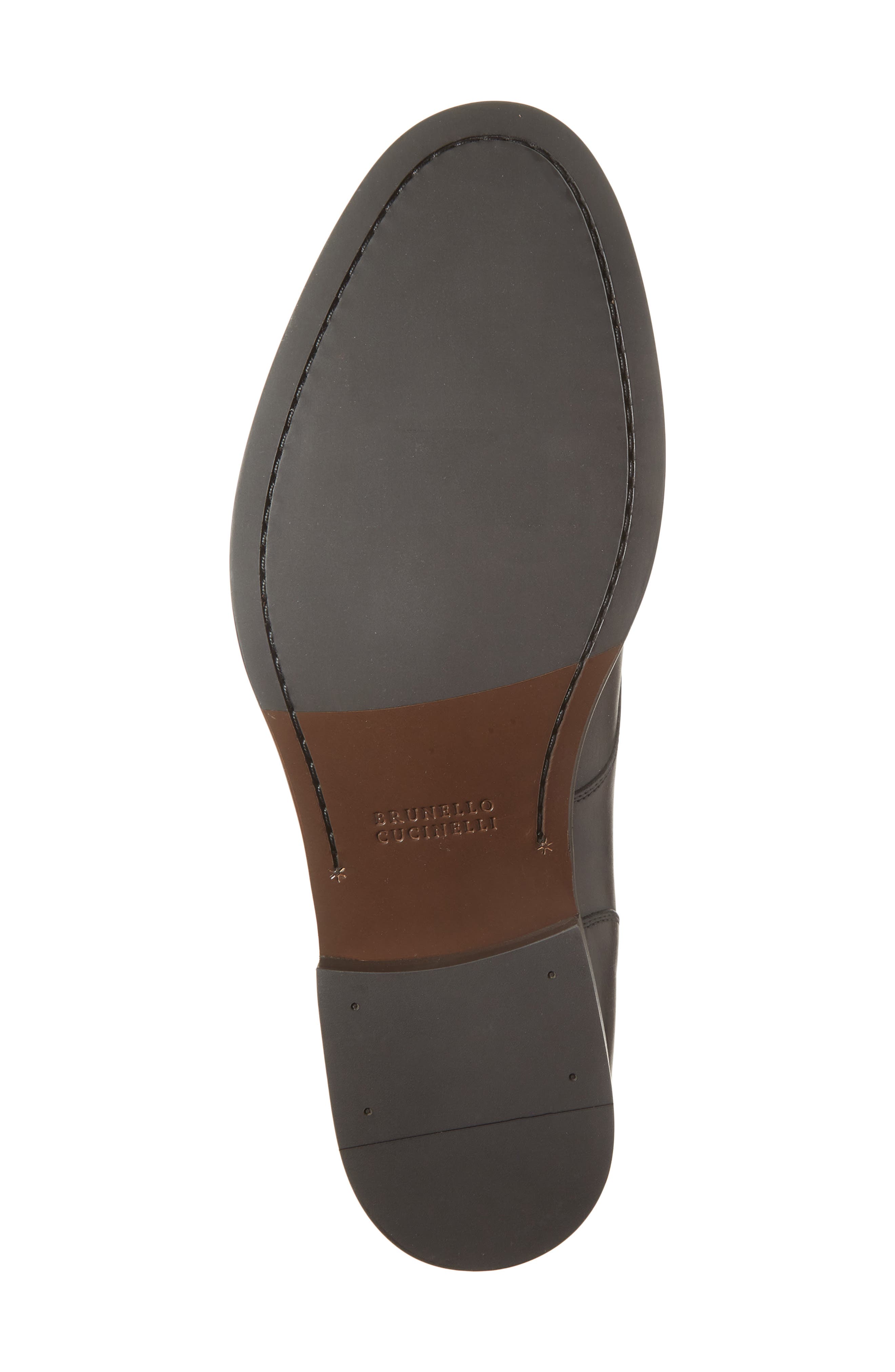 Brunello Cucinelli Apron Toe Derby, Alternate, color, C4235 Dark Chili