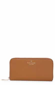 Kate Spade New York leila pebble leather large continental wallet
