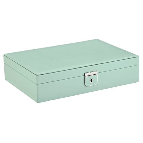 Wolf Liberty Medium Jewelry Box In Green
