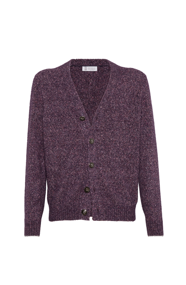 Brunello Cucinelli Buttoned cardigan, Main, color, Burgundy