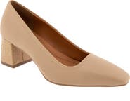 André Assous Amelia Block Heel Pump