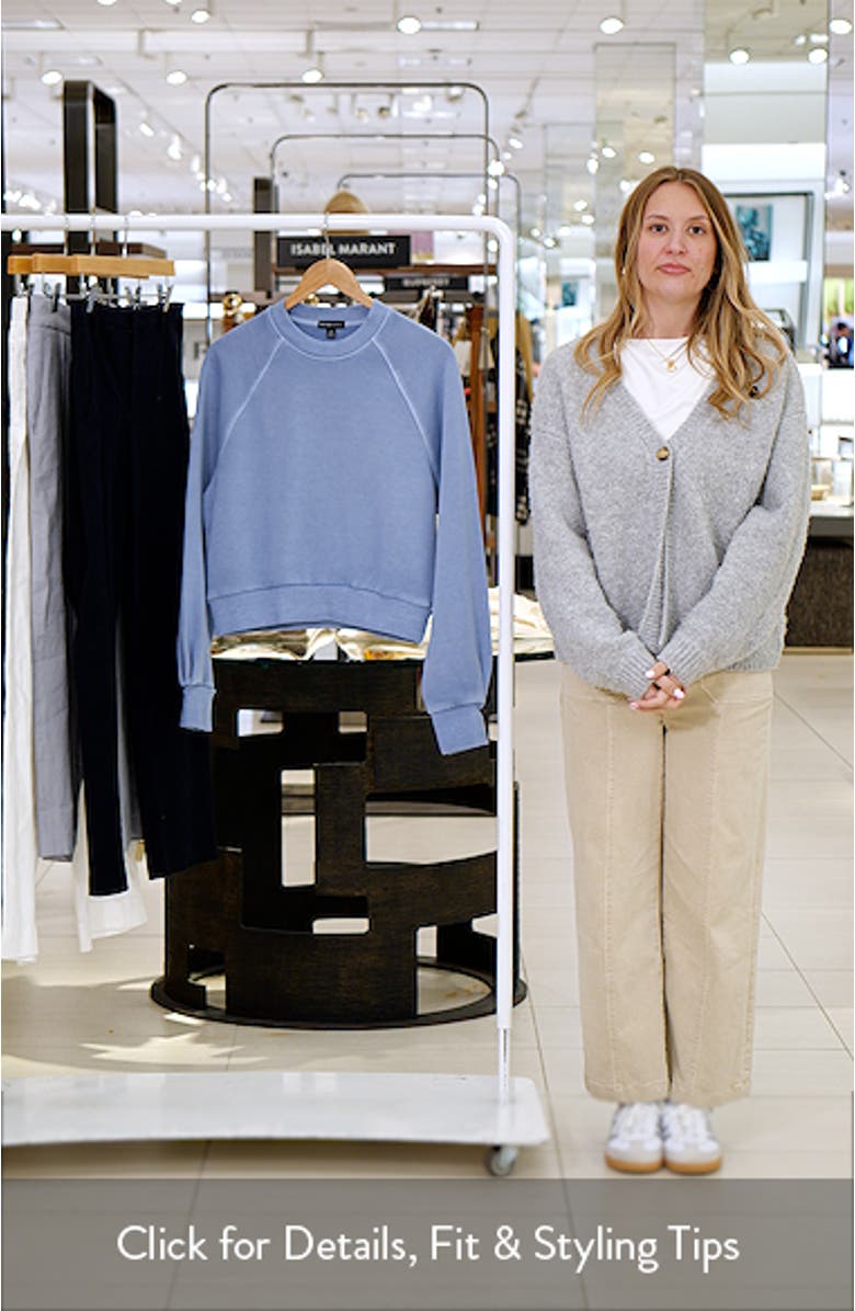 Fade Out Crop Sweatshirt, sales video thumbnail