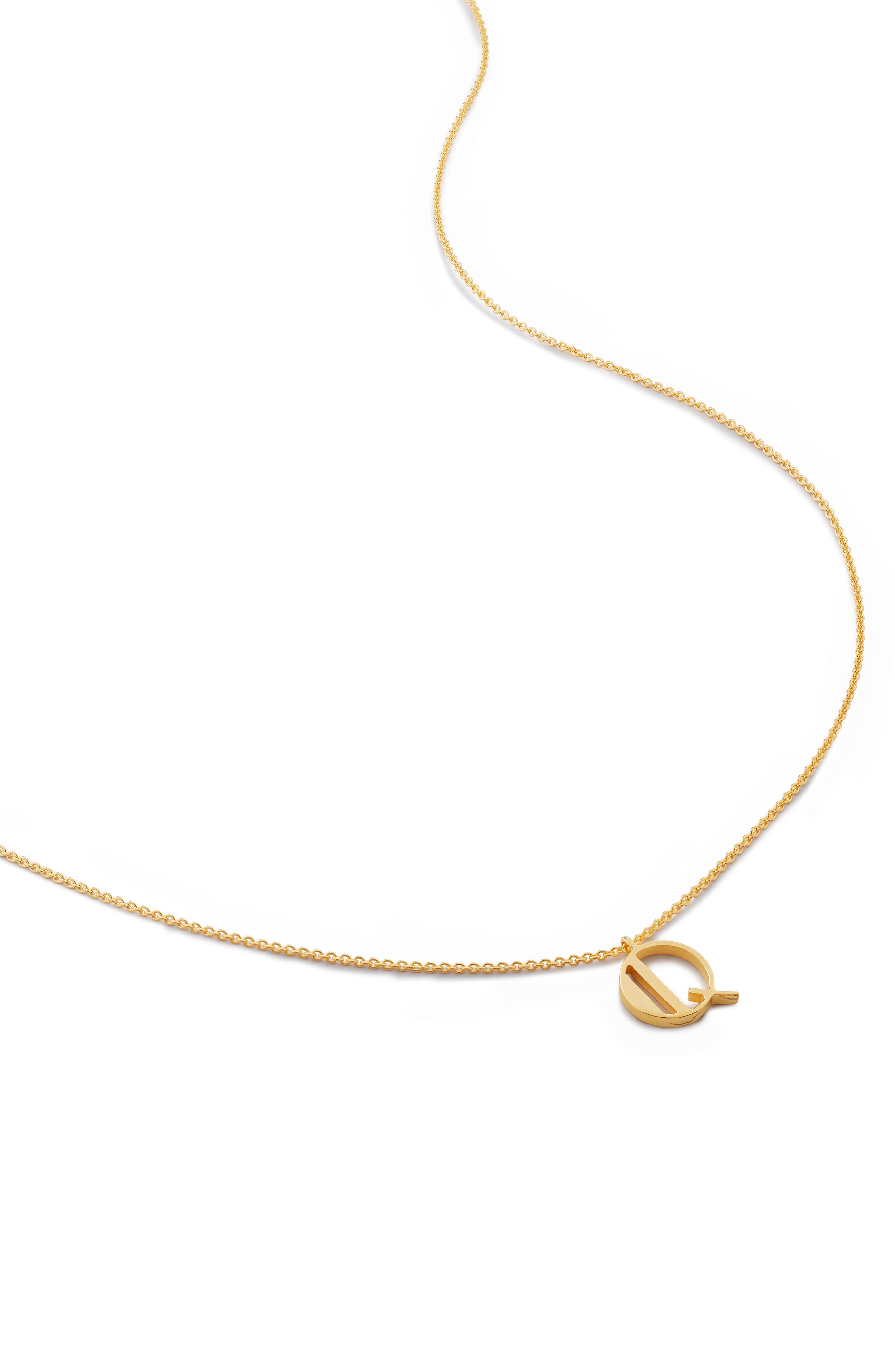 18CT GOLD VERMEIL/ SS- Q