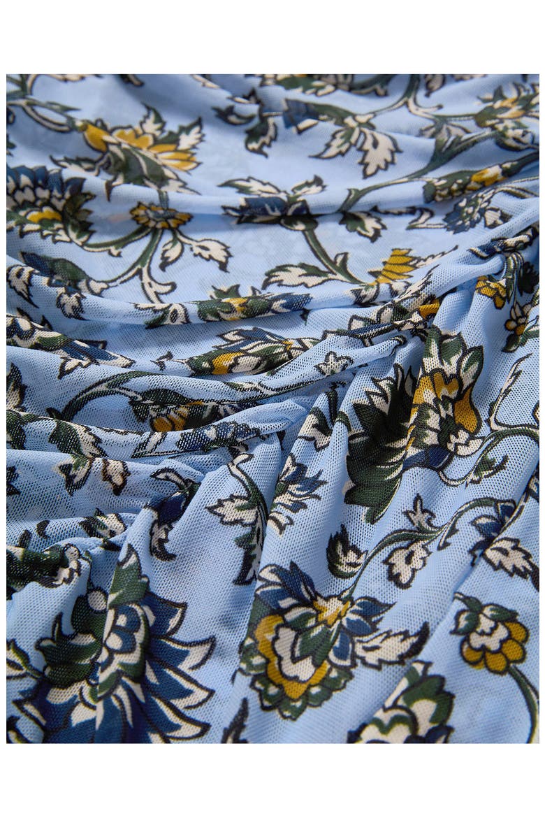 Sylviani Floral Print Sleeveless Sheath Dress, Alternate, color, ICE BLUE MULTI