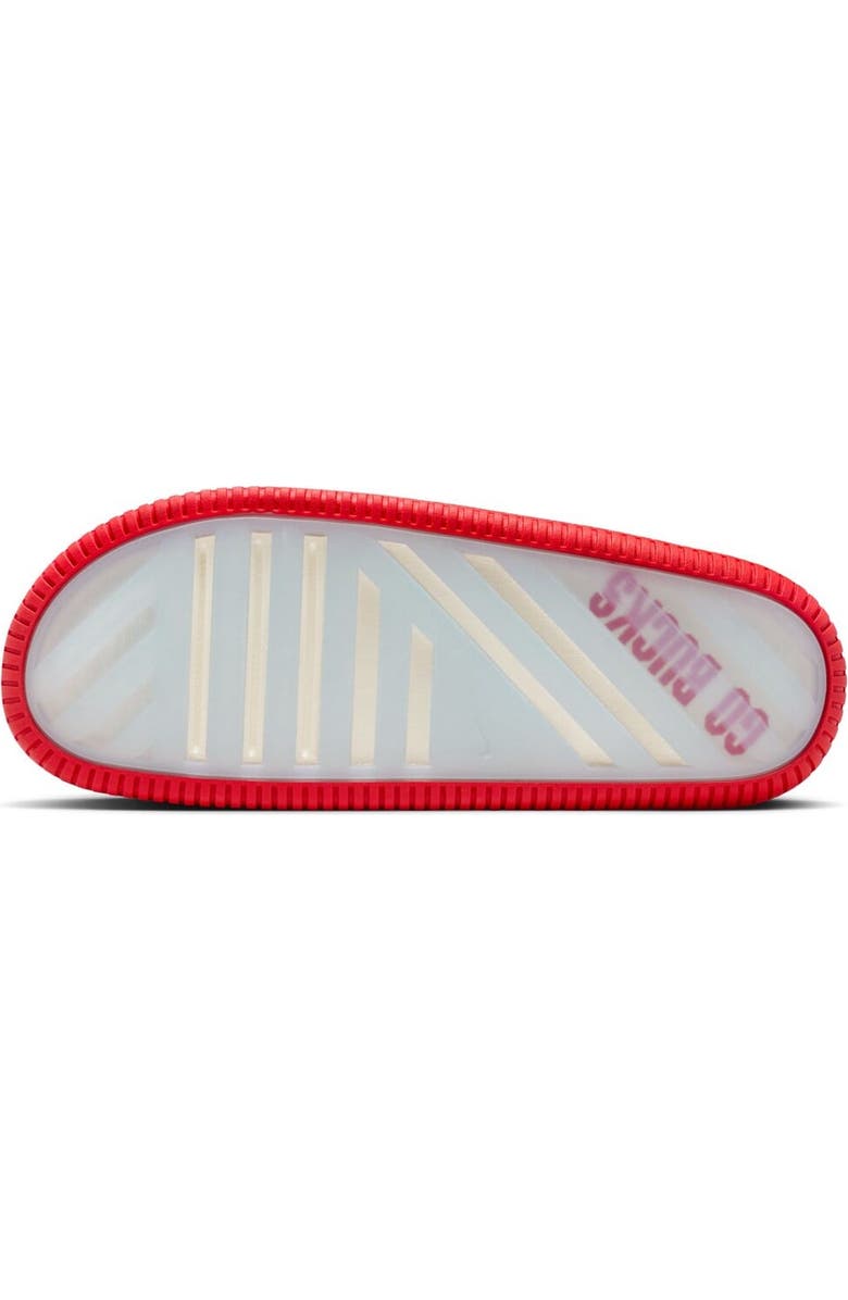 Nike Men's Nike Ohio State Buckeyes Calm Slides 2.0, Alternate, color, Cream