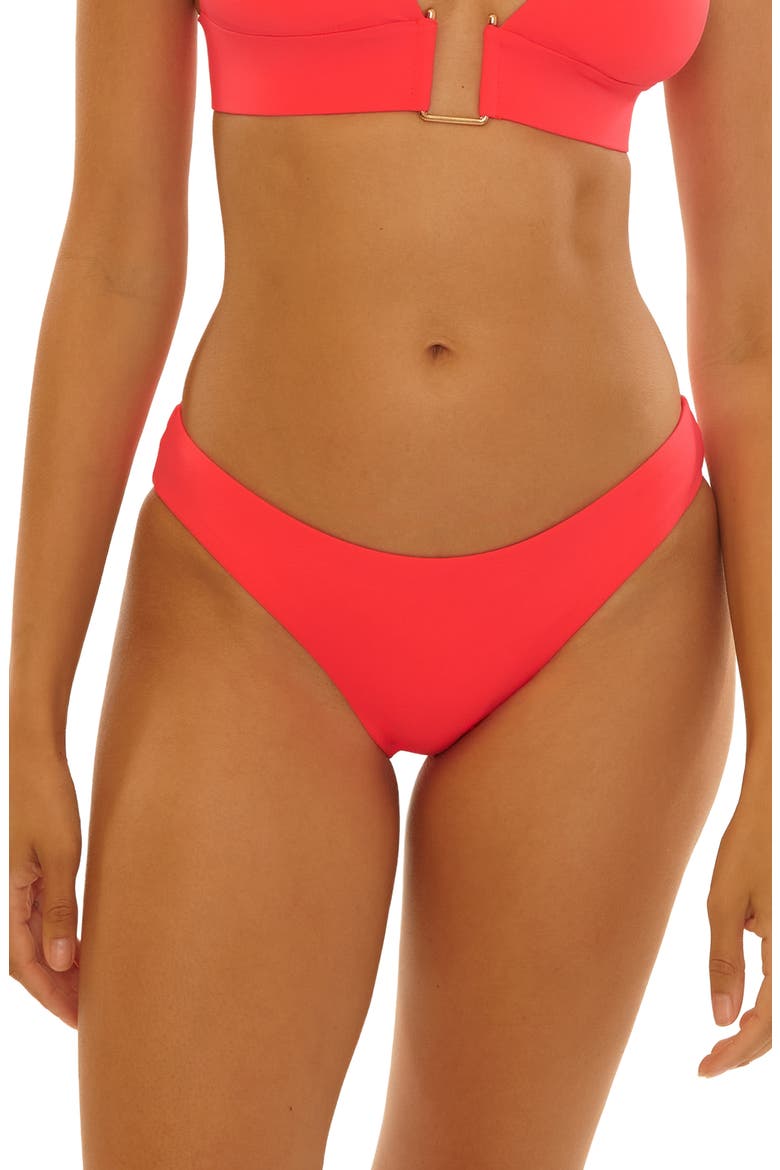 'Twist & Turns' Bikini Bottoms, Main, color, CALIENTE