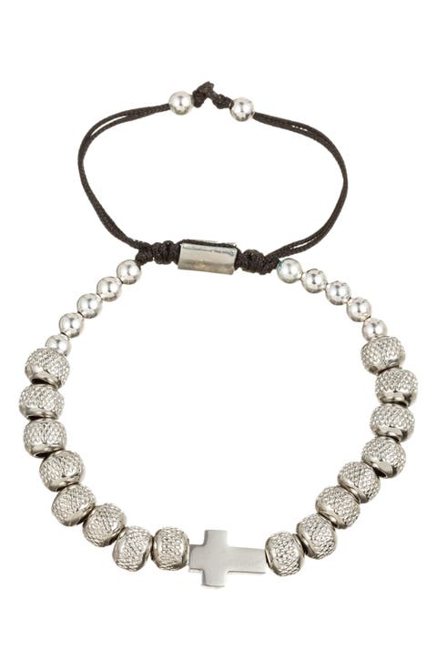 Men's Sivan Beaded Ball Slide Bracelet