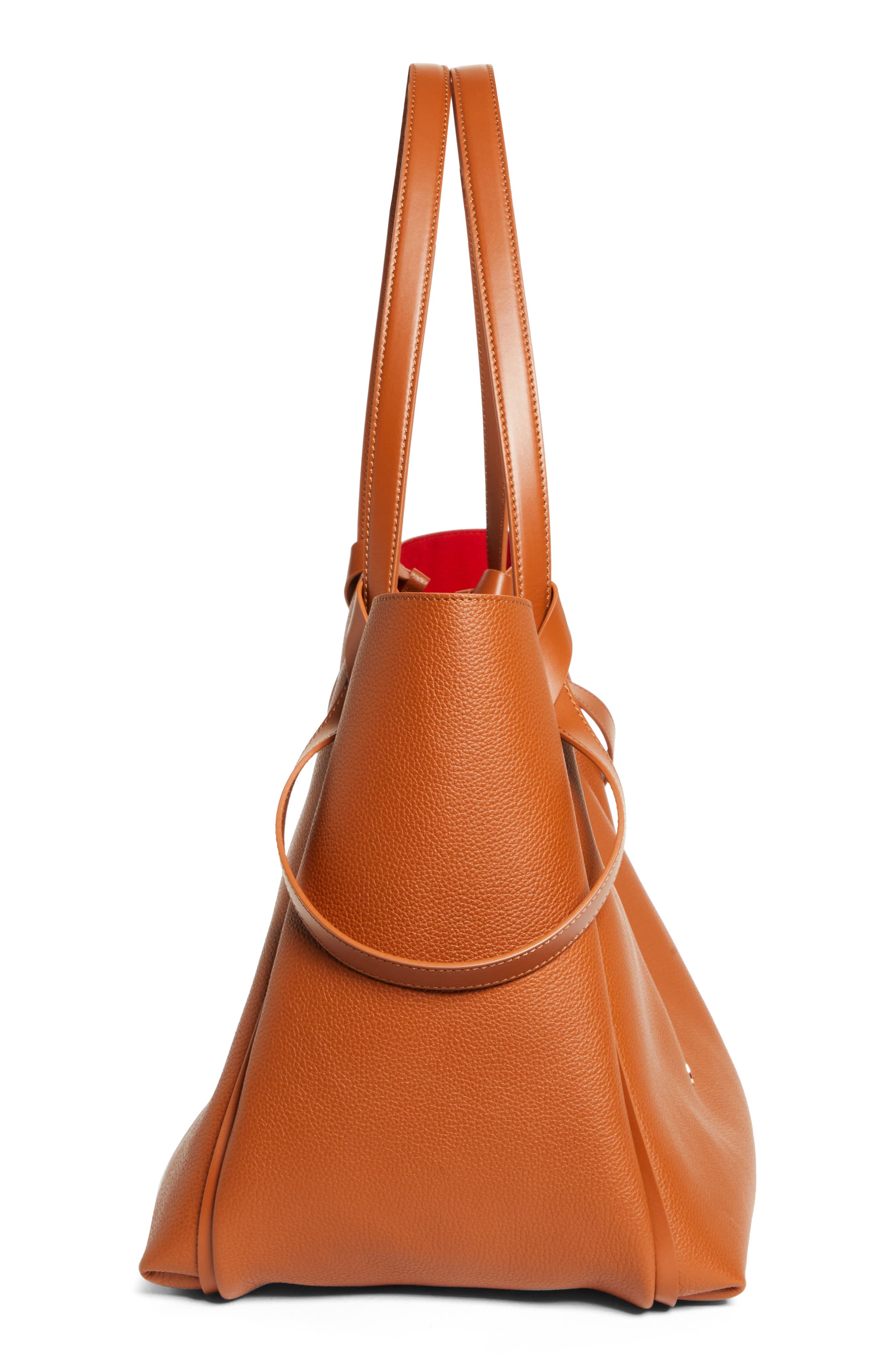 Christian Louboutin Large Bettina Leather Tote, Alternate, color, Bg71 Cuoio