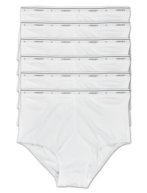 Jockey Big & Tall Classic Briefs  6pk in White  product