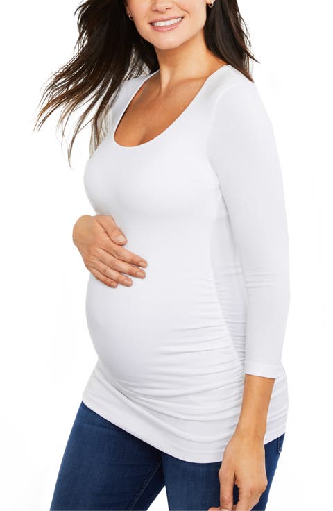 Ruched Maternity Top