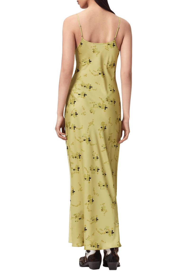 Bryony Satin Slipdress, Alternate, color, EMPOLI YELLOW