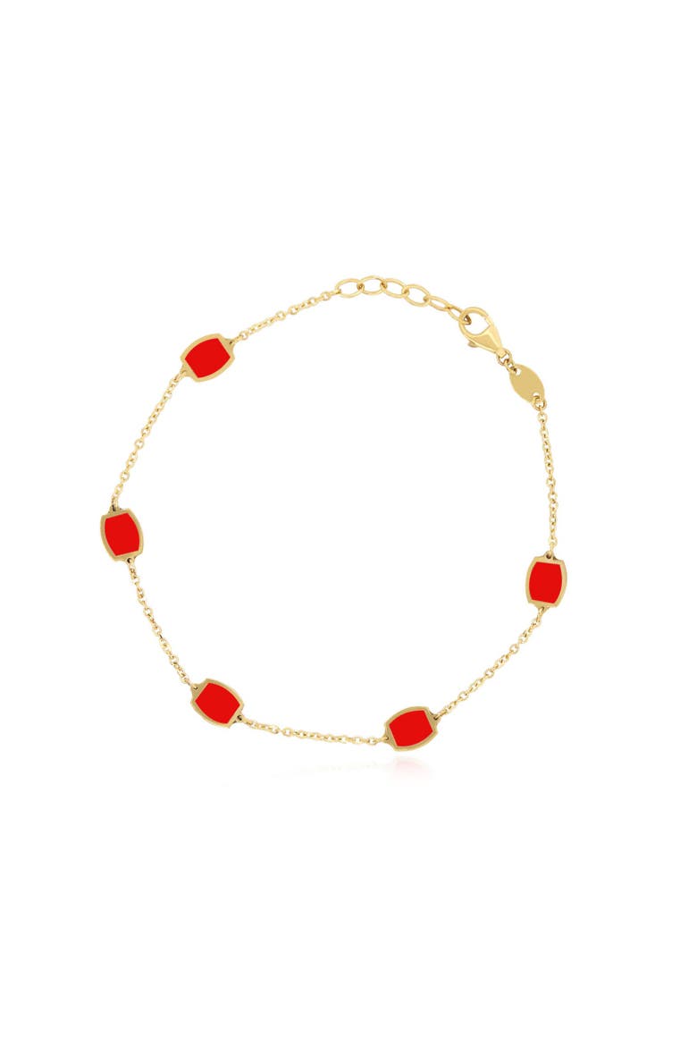 Coral Icon Bracelet, Main, color, Coral