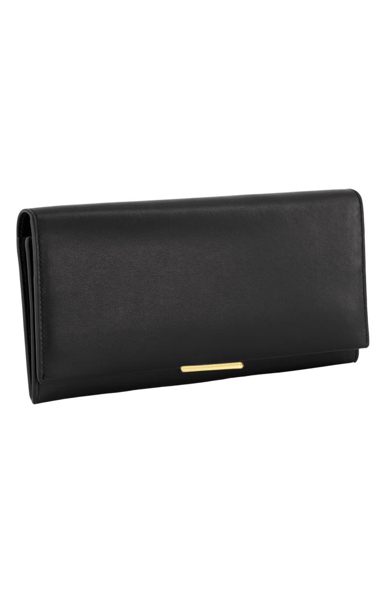 Vince Continental Wallet, Alternate, color, Black