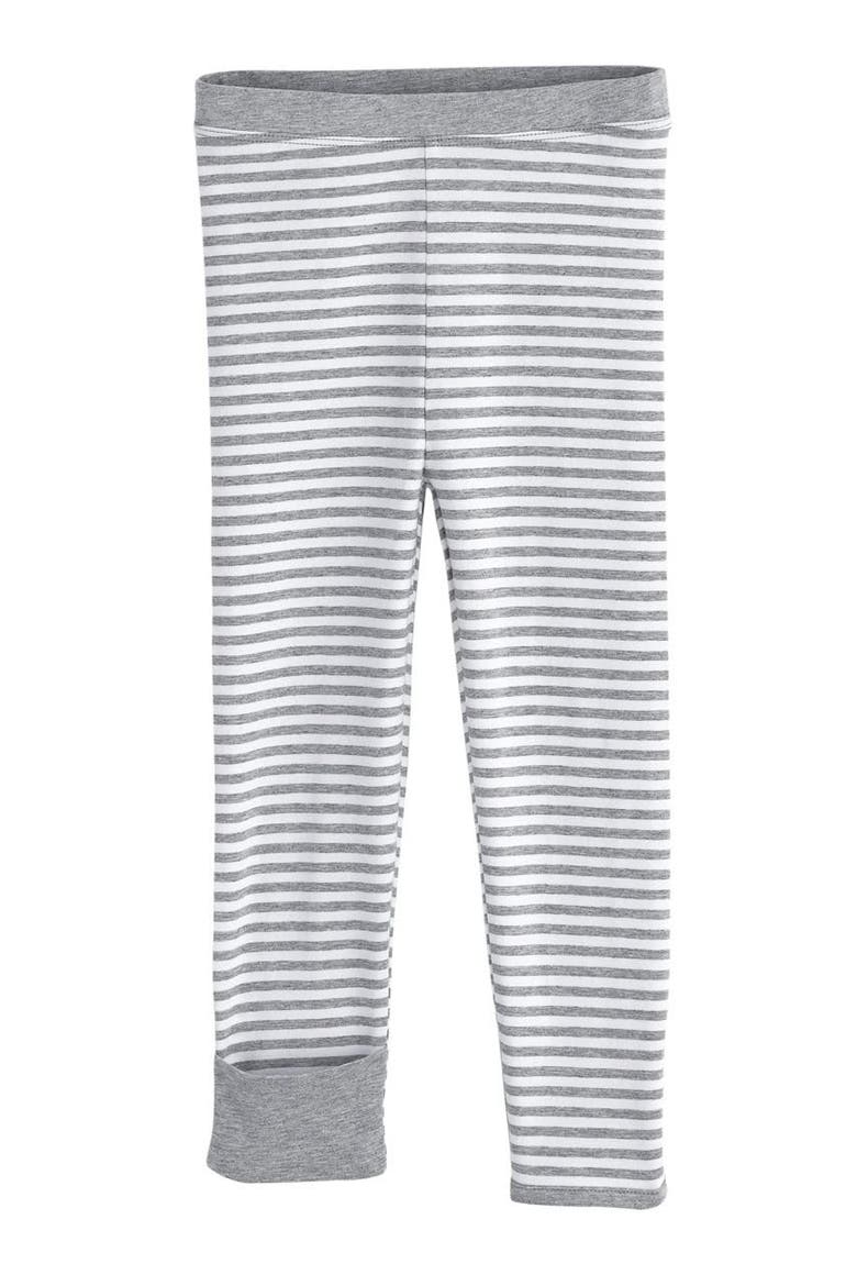 Baby's LumaLeo Leggings, UPF 50+ Sun Protection, Main, color, Grey/White Stripe