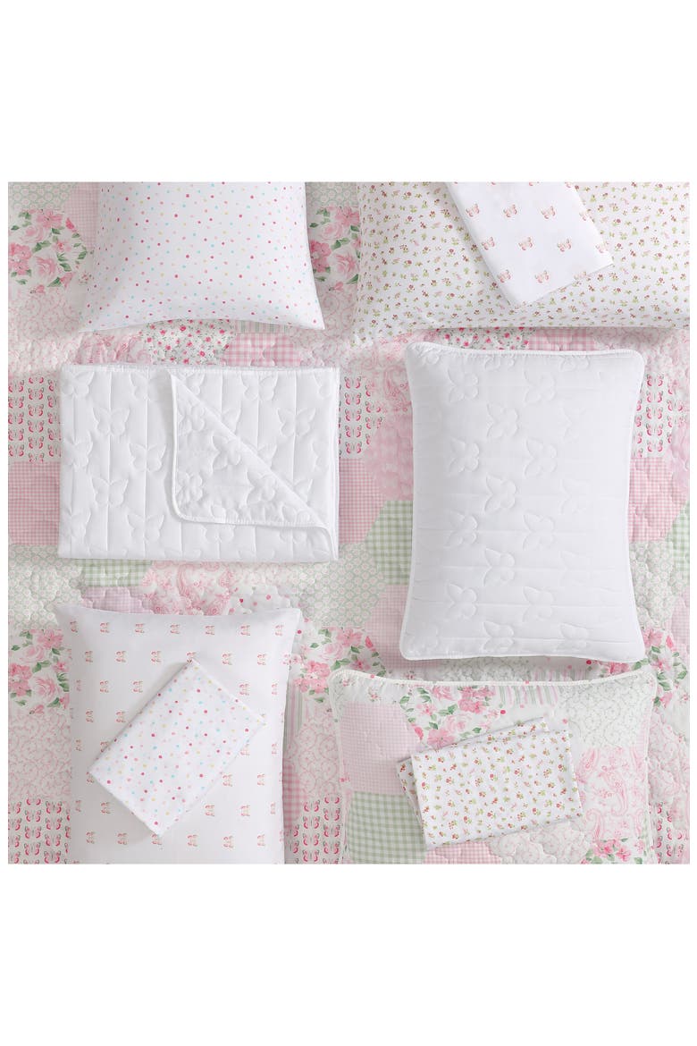 Ellyn Quilt & Sham Set, Alternate, color, PINK