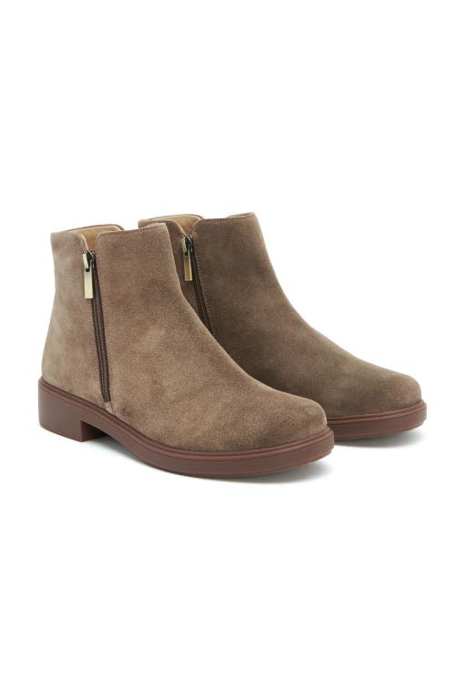 Abeo Compass Zip In Dark Taupe - Metatarsal