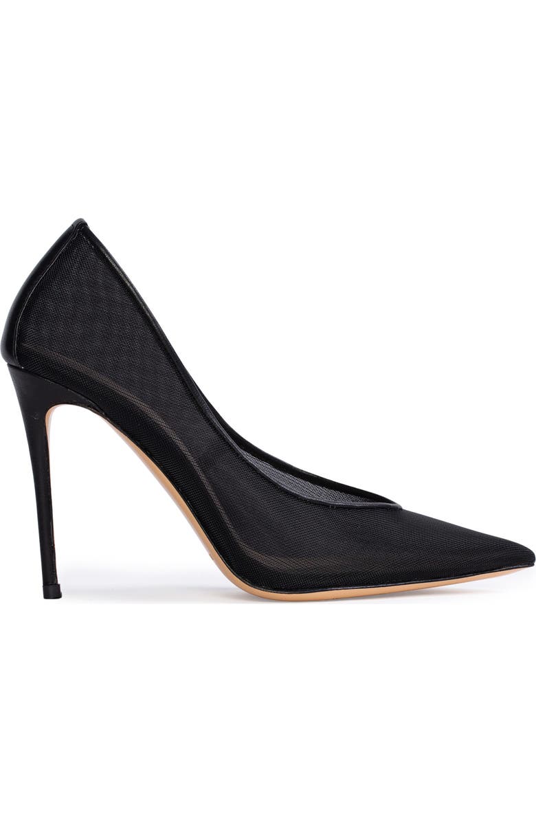 BLACK SUEDE STUDIO Clio Pointed Toe Pump, Alternate, color,