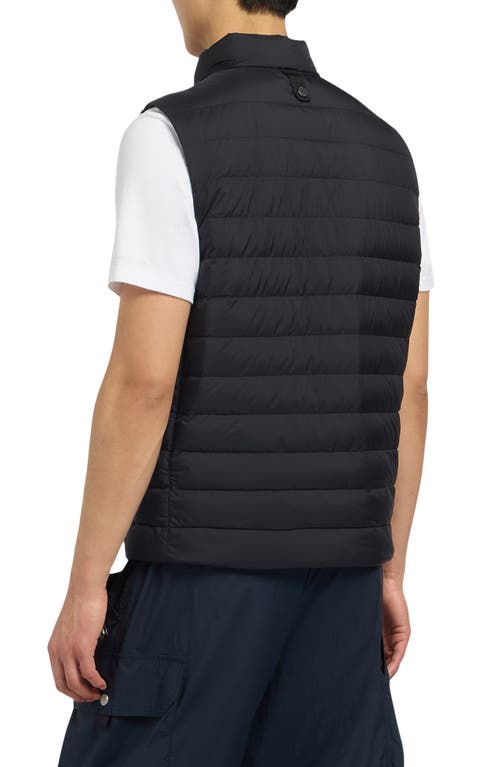 Moose Knuckles Mentana Air Down Puffer Vest In Black