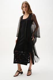 Joseph Ribkoff Bohemian Open-front Kimono