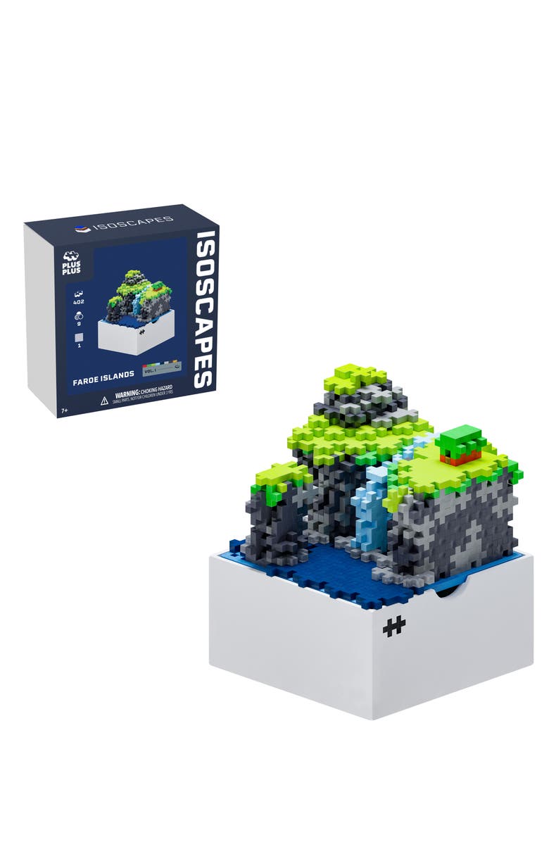 Plus-Plus USA Isoscapes Faroe Islands Building Set, Alternate, color, Faroe Islands