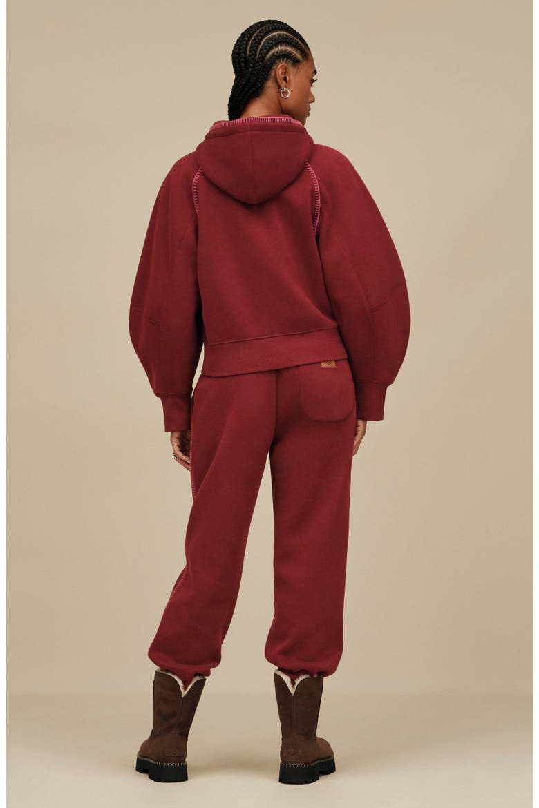 Classic Full Zip Hoodie, Alternate, color, COFFEE BERRY