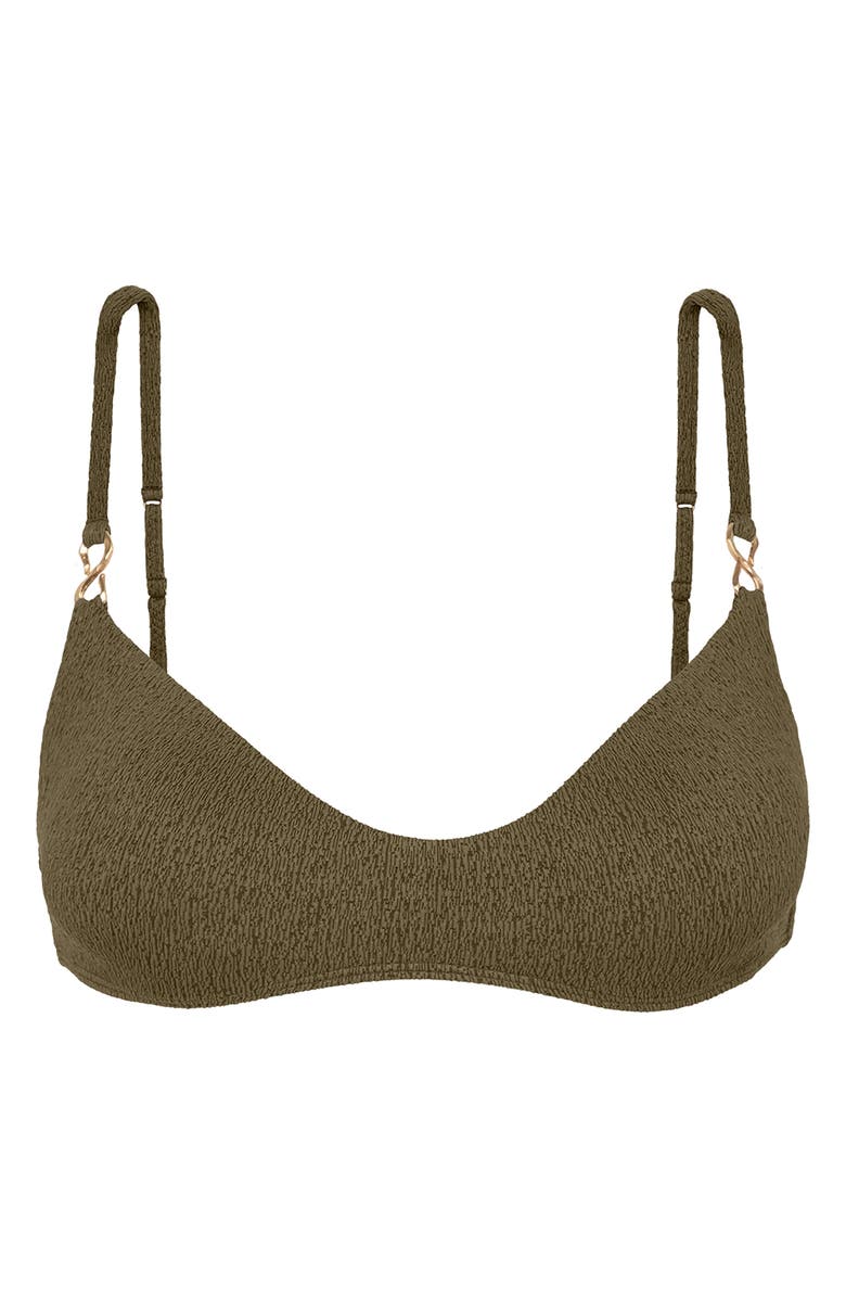 ViX Paula Hermanny Solaro Vivian Bikini Top, Alternate, color, Green