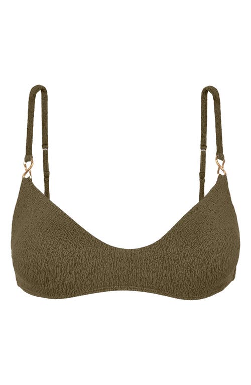 Vix Paula Hermanny Solaro Vivian Bikini Top In Green