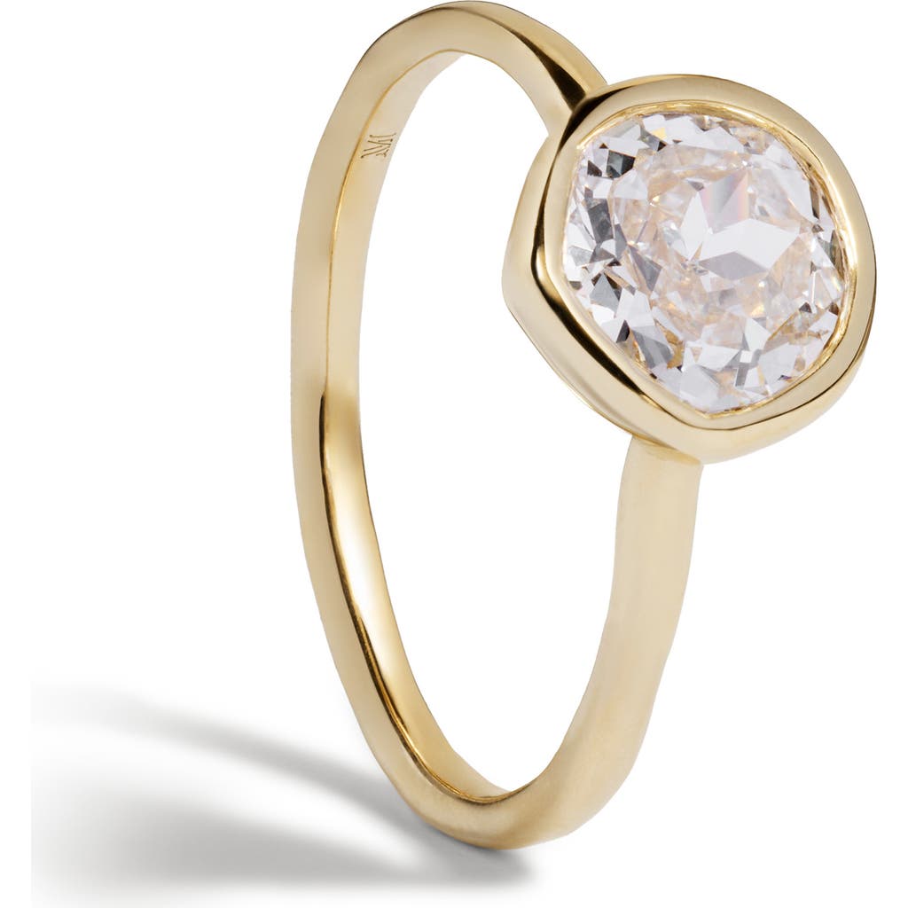 Monica Vinader Siren™ Lab Grown Diamond Ring in 14Kt Solid Gold/lab Dia at Nordstrom, Size 7.5