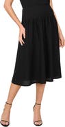 Halogen® Woven Midi Skirt