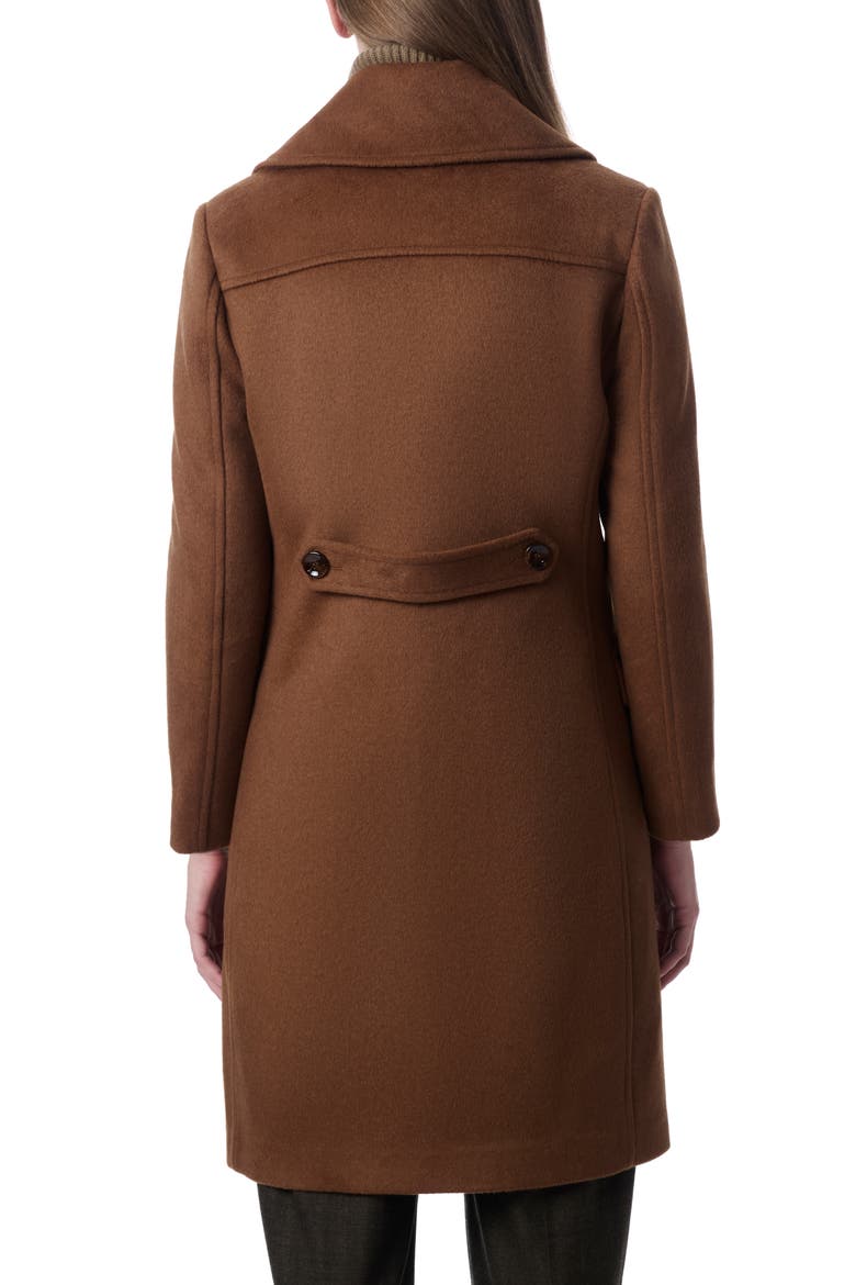 Double Breasted Long Coat, Alternate, color, CIGAR