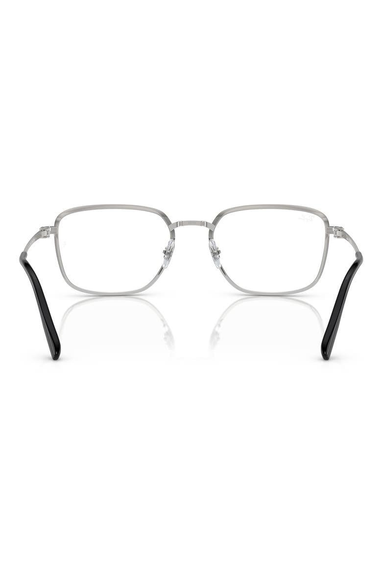 55mm Pillow Optical Glasses, Alternate, color, BLACK