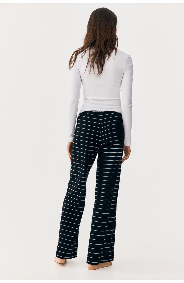 H&M Mama Pyjama Bottoms, Alternate, color, Black/Striped
