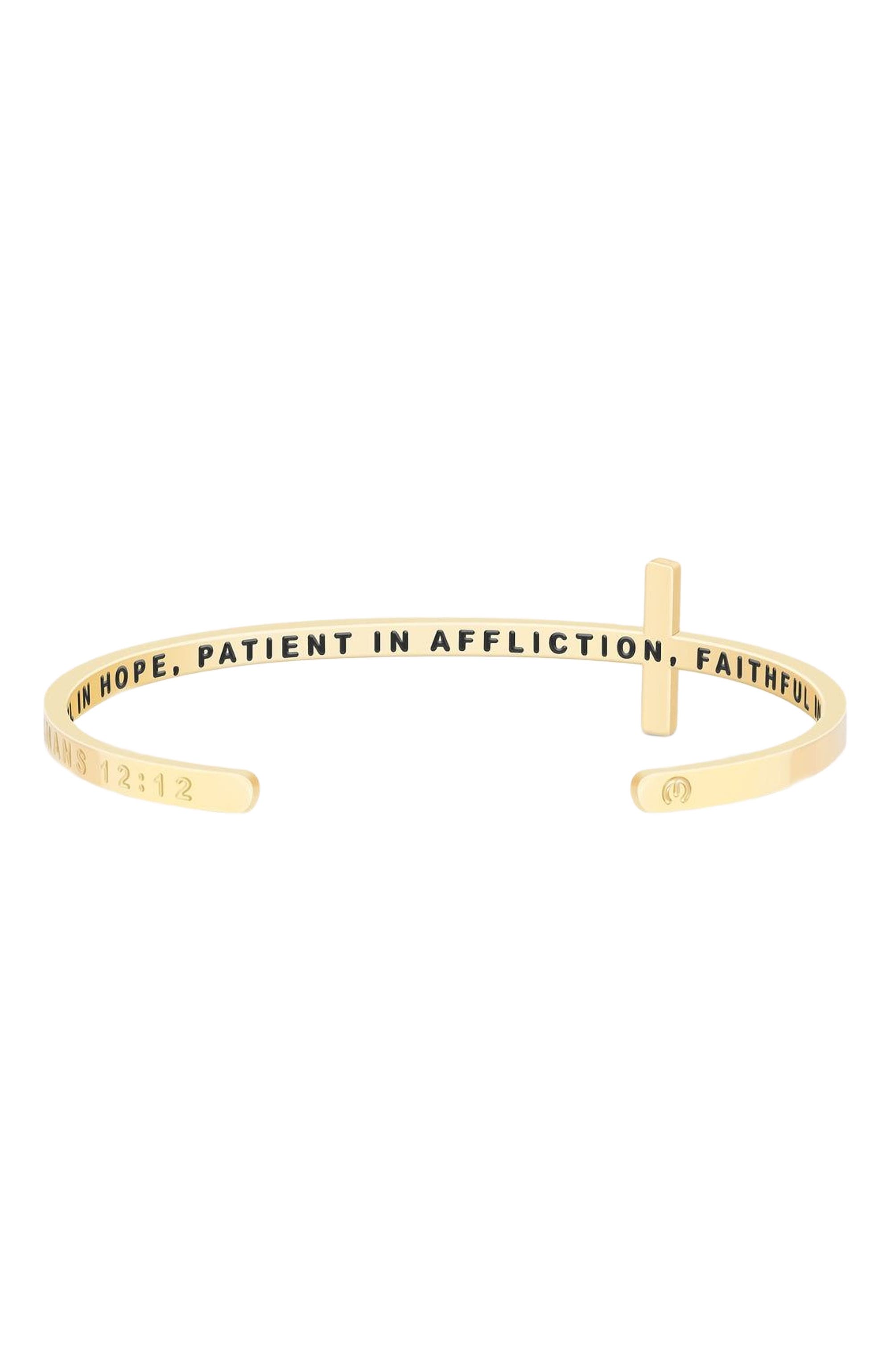 Romans 12:12 - Yellow Gold