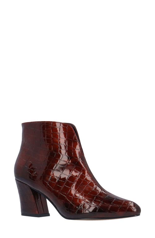 J. Reneé Tatum Bootie In Burgundy