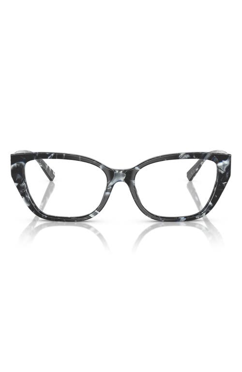 Tiffany & Co . 54mm Cat Eye Optical Glasses In Havana