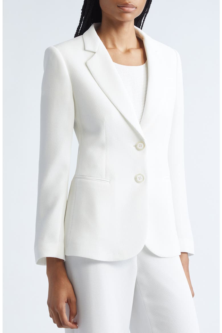 Two-Button Blazer, Alternate, color, SOLID WHITE