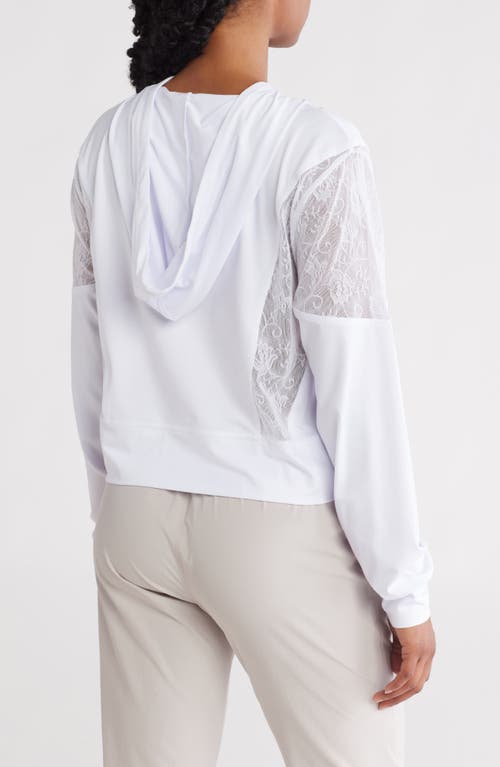X By Gottex Lace Trim Hoodie