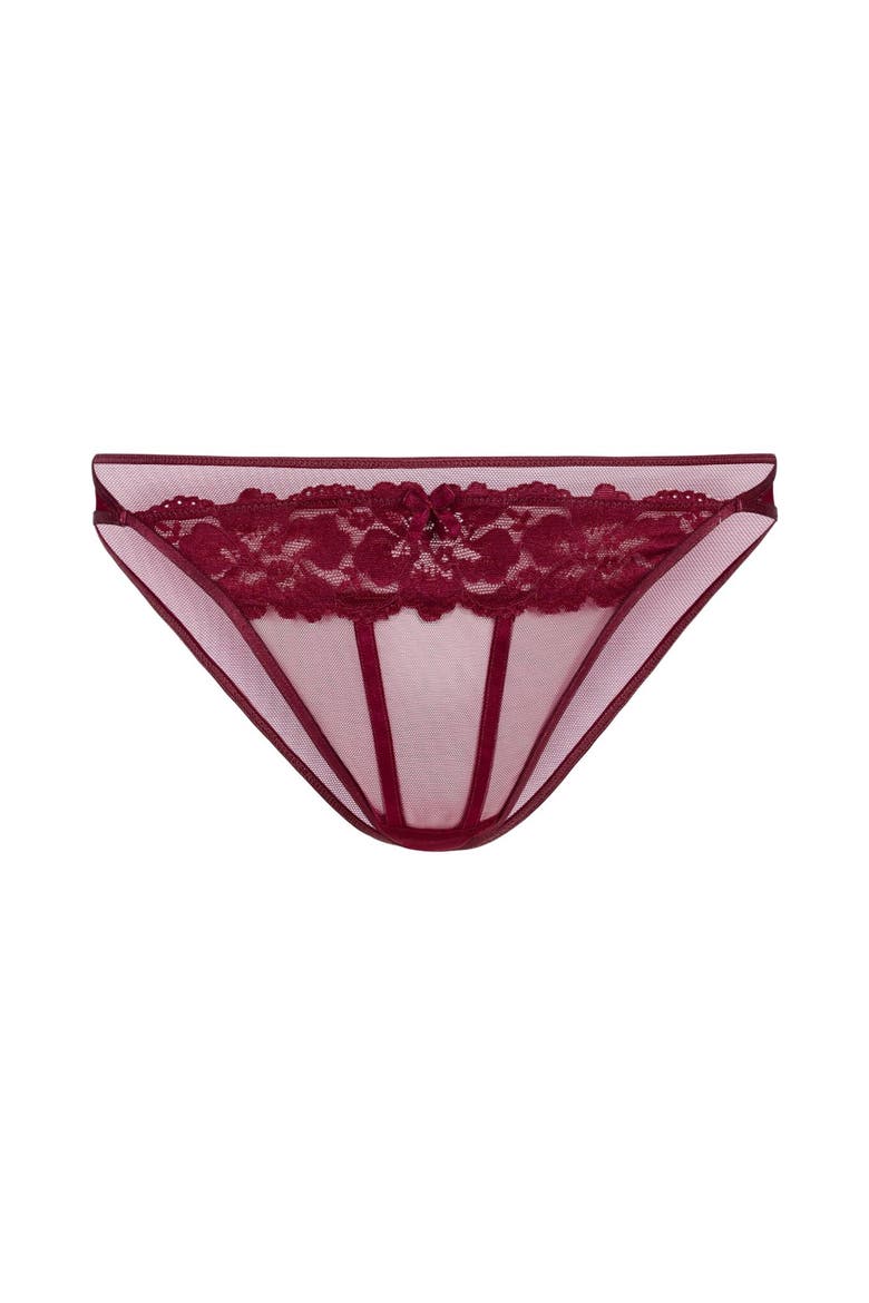 Lacie Bikini Panties, Alternate, color, Dark purple