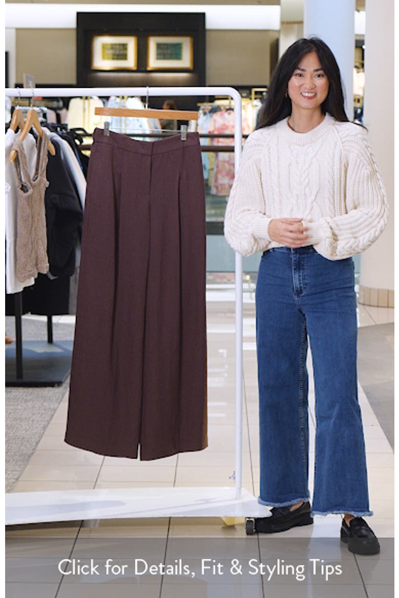 Tiana Linen Blend Wide Leg Pants video