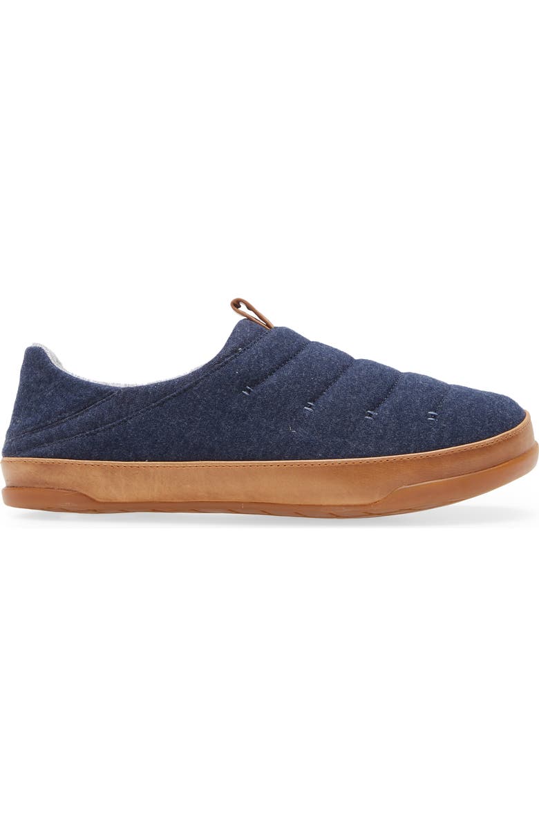 OluKai Mahana Convertible Quilted Slipper, Alternate, color, Trench Blue/ Trench Blue