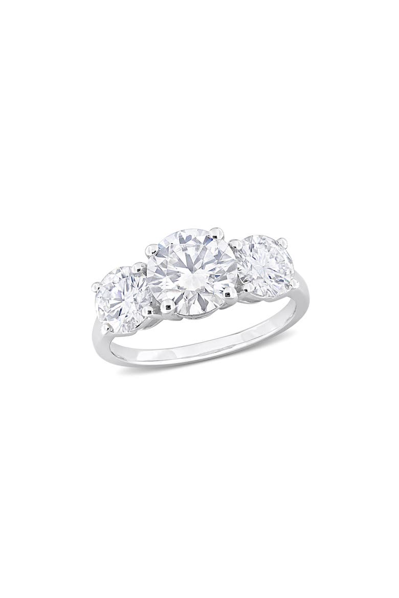 Dew Created Moissanite Ring, Main, color, SILVER