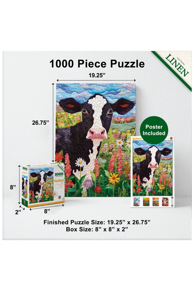 Frolic in the Fields 1000 Piece Puzzle, Alternate, color, Multicolor