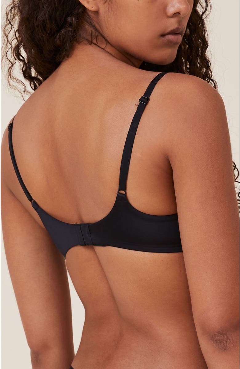 COTTON ON BODY Women's Ultimate Comfort T-Shirt Bra, Alternate, color, Black