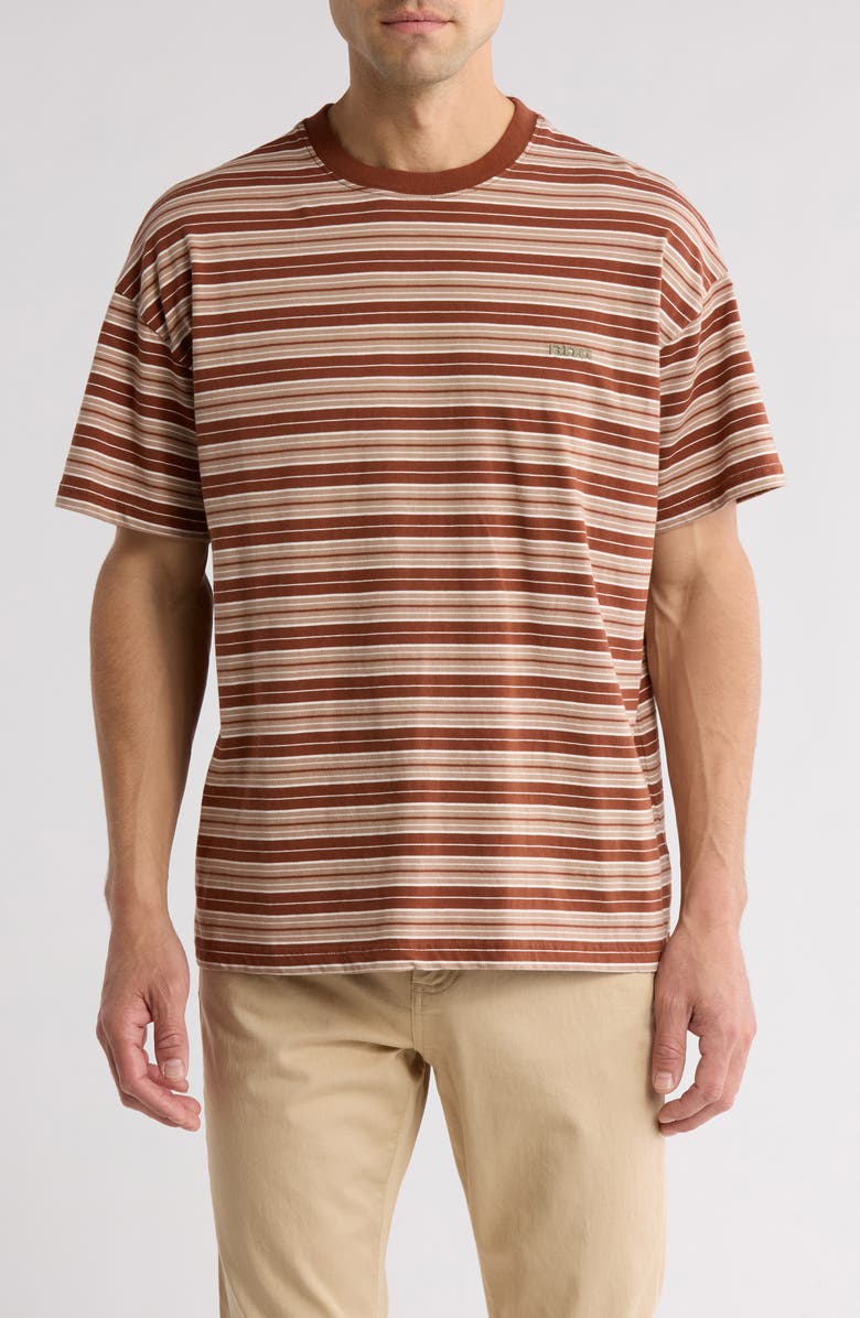 BDG Urban Outfitters Sand Stripe Cotton T-Shirt, Main, color,