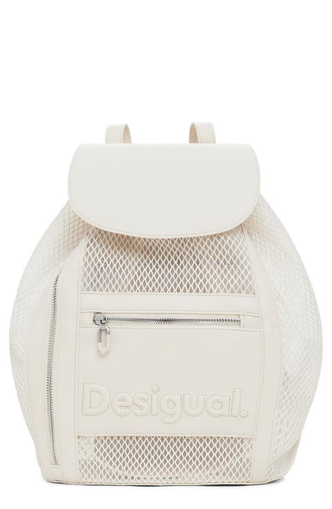 Medium Fishnet Mesh Backpack