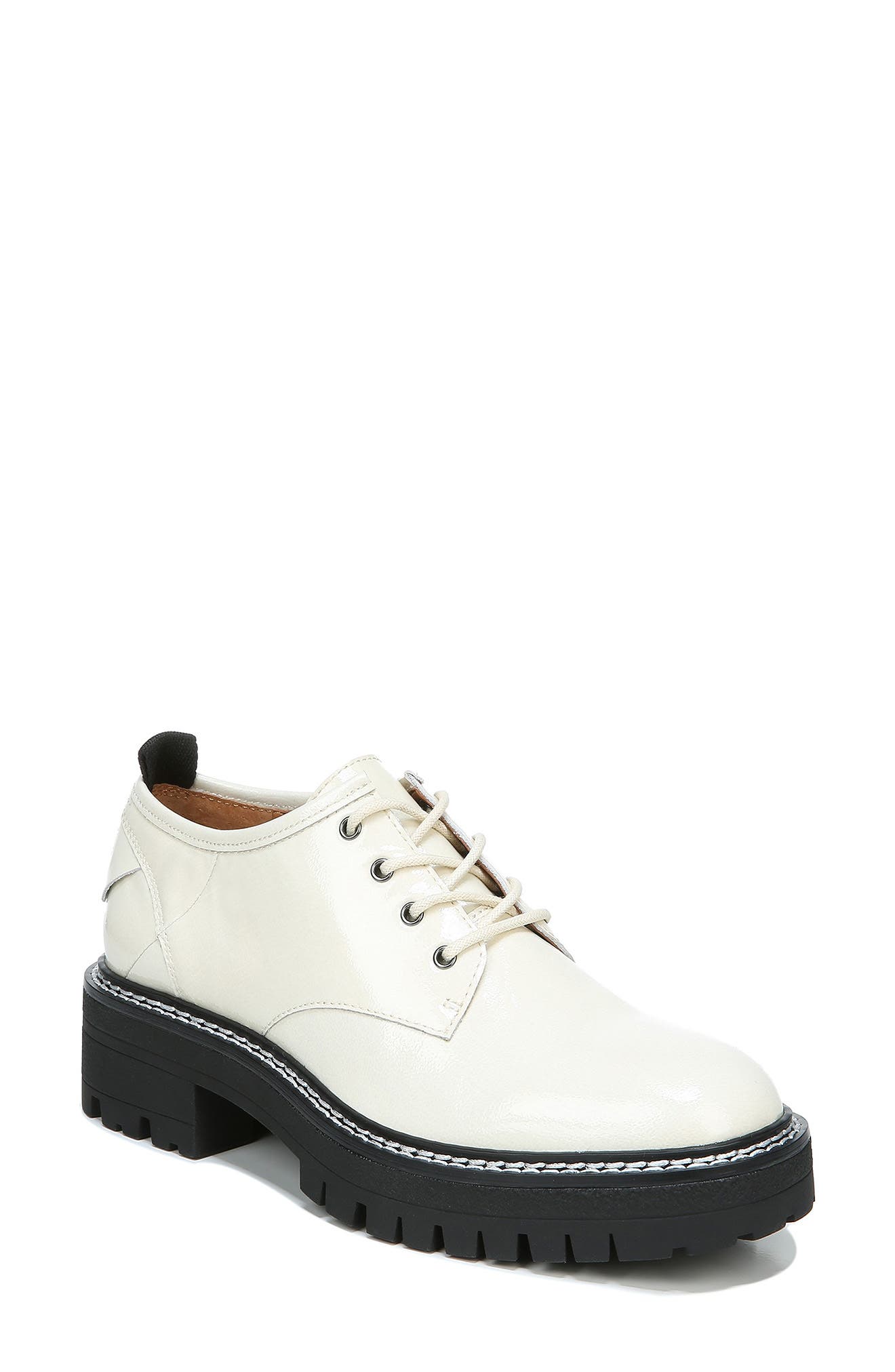 Florita Platform Derby, Main, color, BIANCO PATENT LEATHER