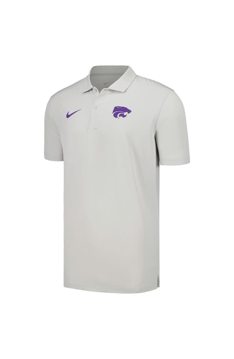 Nike Men's Nike Gray Kansas State Wildcats Sideline Polo, Alternate, color, Gray
